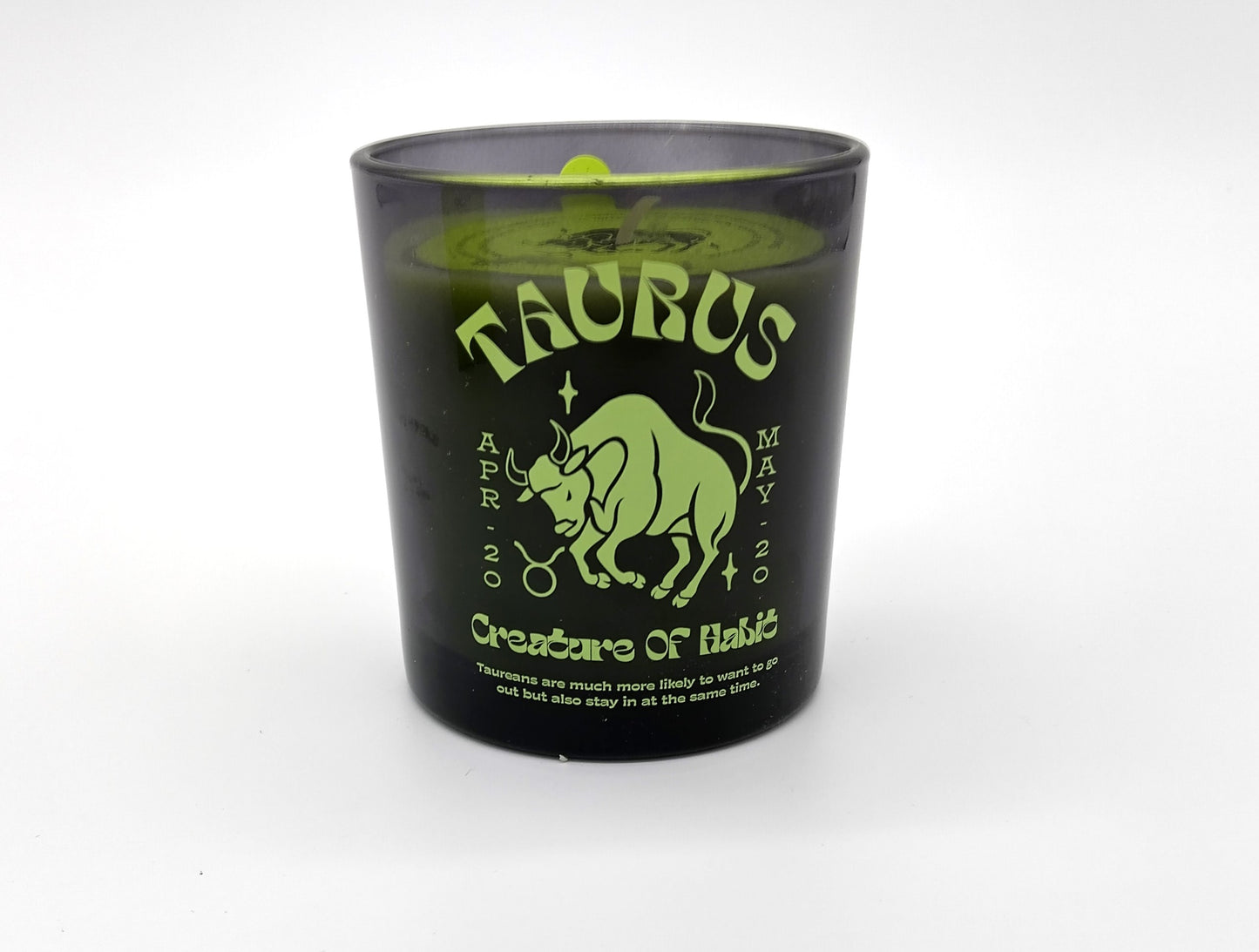 Zodiac Candle. TAURUS. Add a touch of celestial beauty to your home with our Taurus Zodiac Candle.