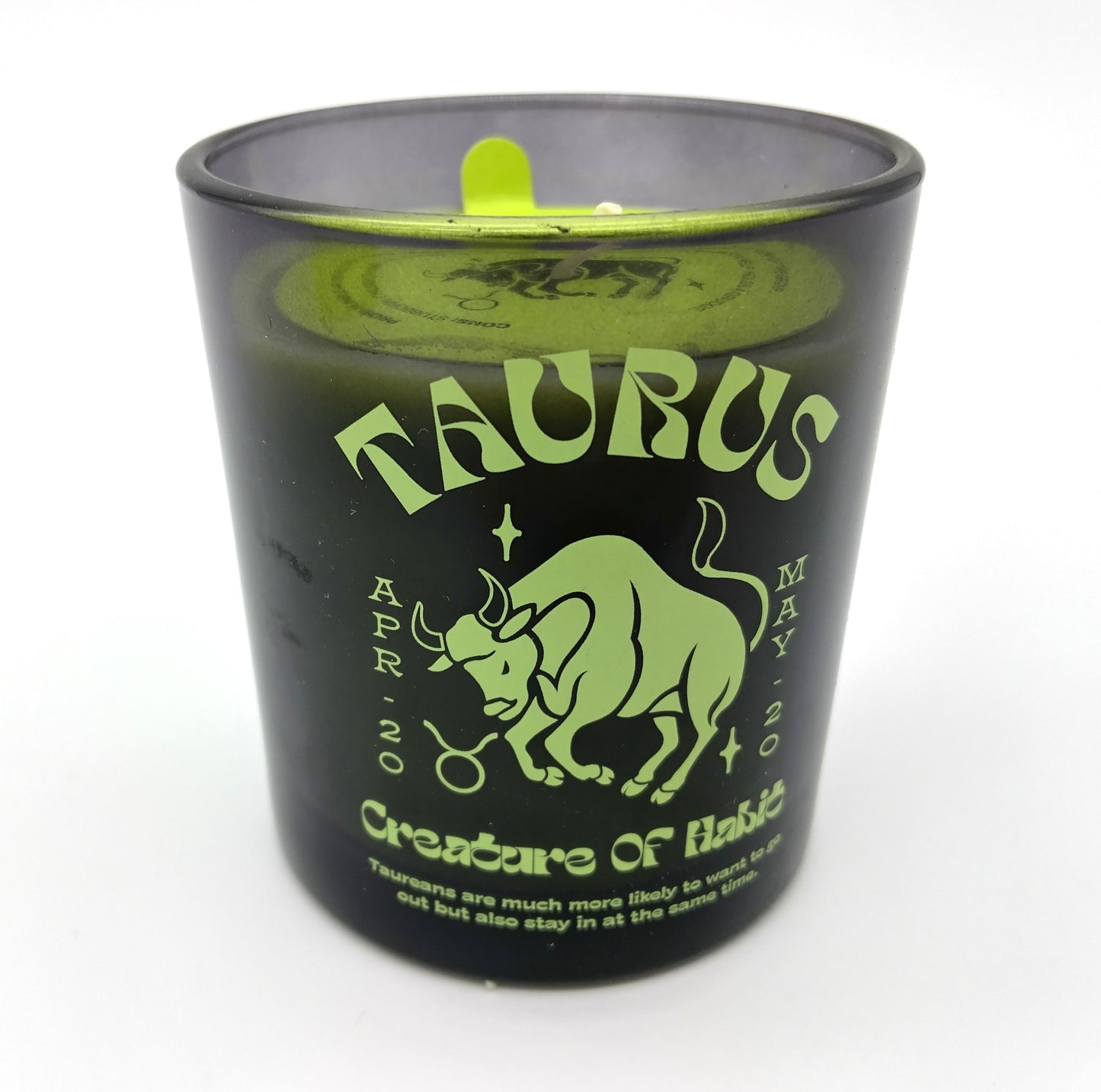 Zodiac Candle. TAURUS. Add a touch of celestial beauty to your home with our Taurus Zodiac Candle.