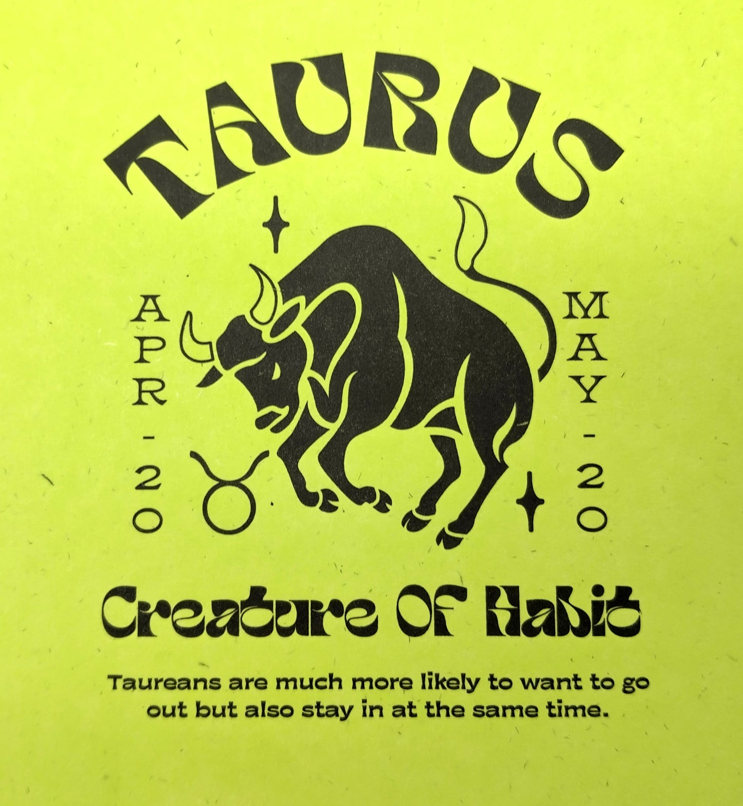 Zodiac Candle. TAURUS. Add a touch of celestial beauty to your home with our Taurus Zodiac Candle.