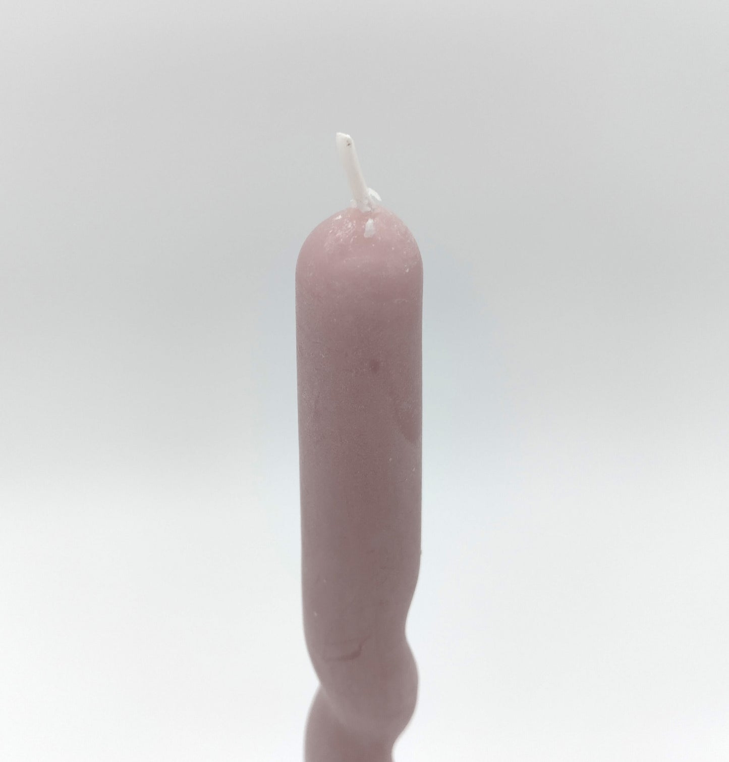 Twist Candle. Warm Grey Twist. Height 31cm. Perfect for creating a warm, inviting atmosphere in any room.