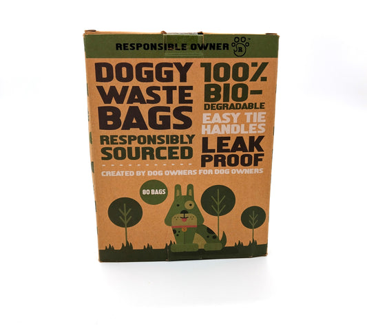 Doggy Waste Bags.  Choose 100% Biodegradable Dog Waste Bags for an eco-friendly, convenient, and hygienic solution to pet waste management.