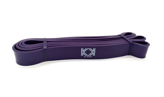 KK Sport Resistance Band. Purple. Add this Resistance Band / Pull-Up Band to your workout arsenal for versatile and effective strength training.