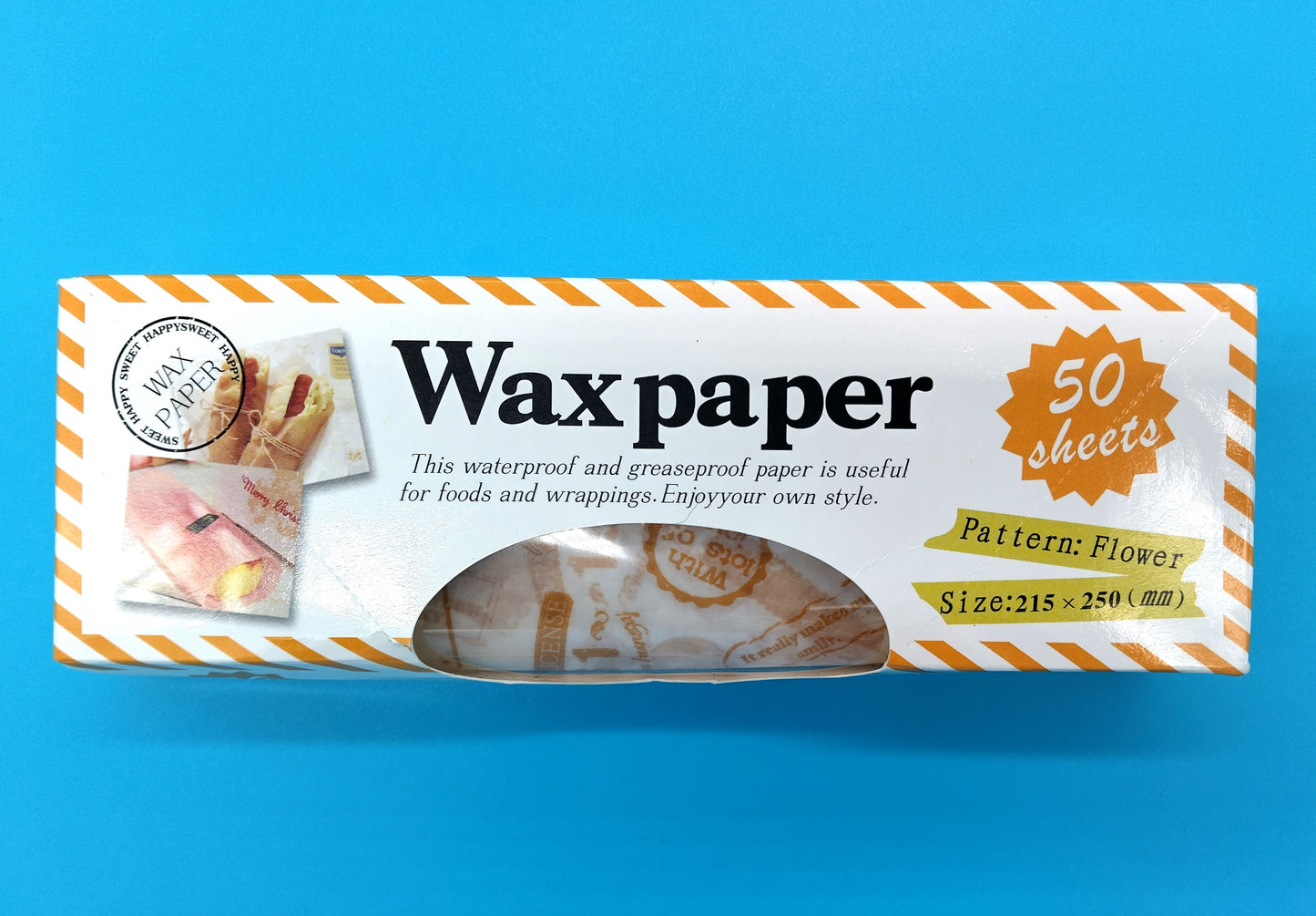 Wax Paper. 50 Sheets. Upgrade your food wrapping with our versatile and reliable Wax Paper.