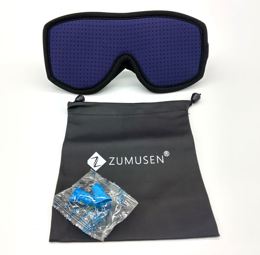 Sleep Mask Enjoy Your Life. Perfect for achieving a restful, uninterrupted sleep anytime, anywhere.