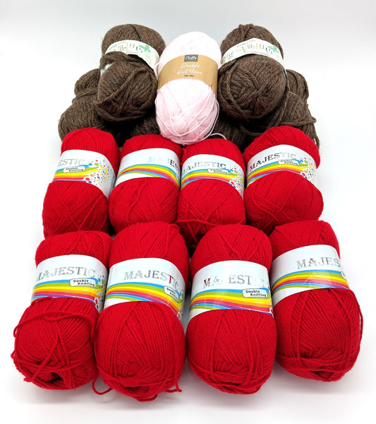 Pack of 15 x 100g Balls. Enhance your crafting collection with this versatile Pack of 15 x 100g Yarn Balls.