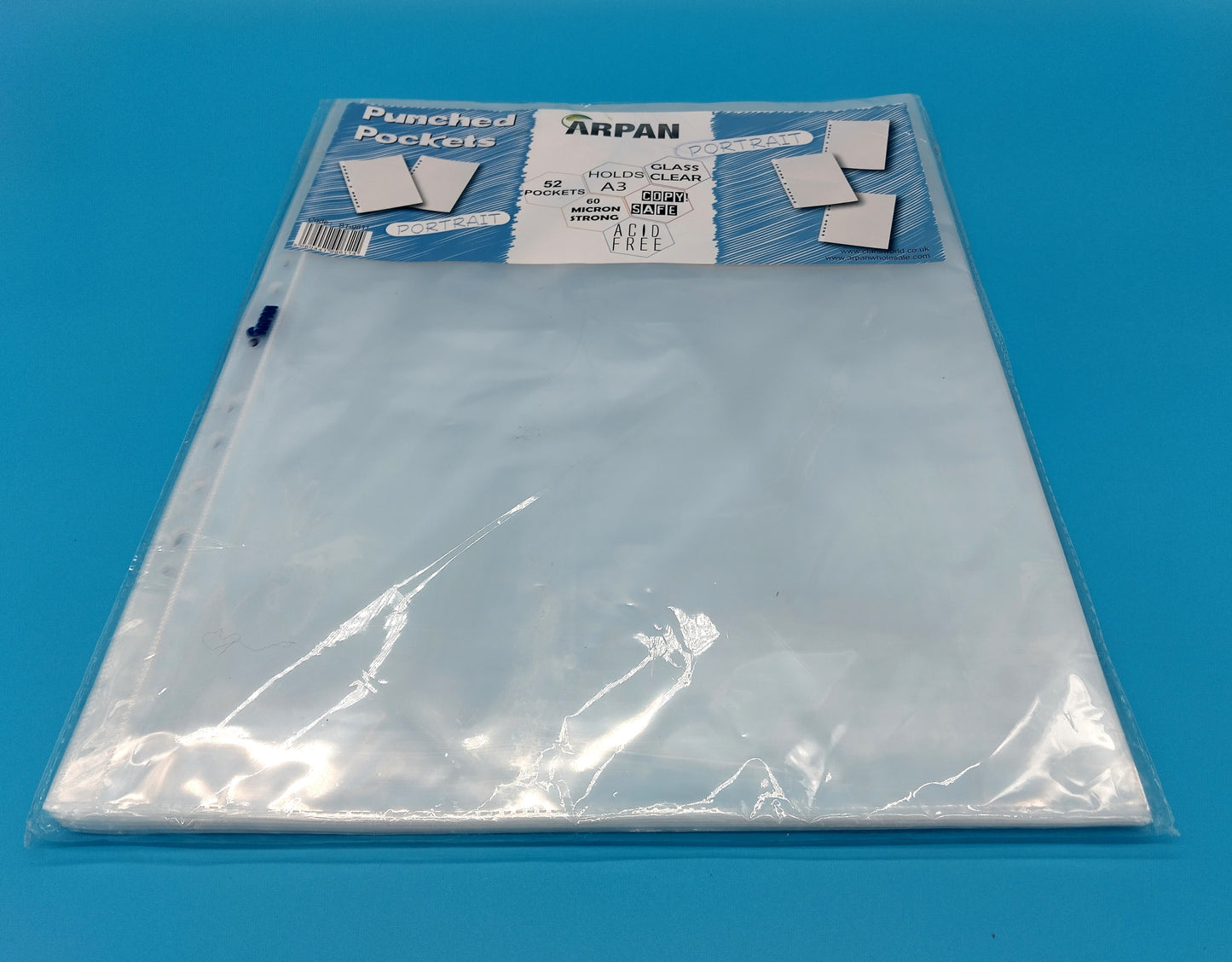 ARPAN A3 Plastic Folders Pack of 52.   Ideal for Offices, Professionals, and School Kids.