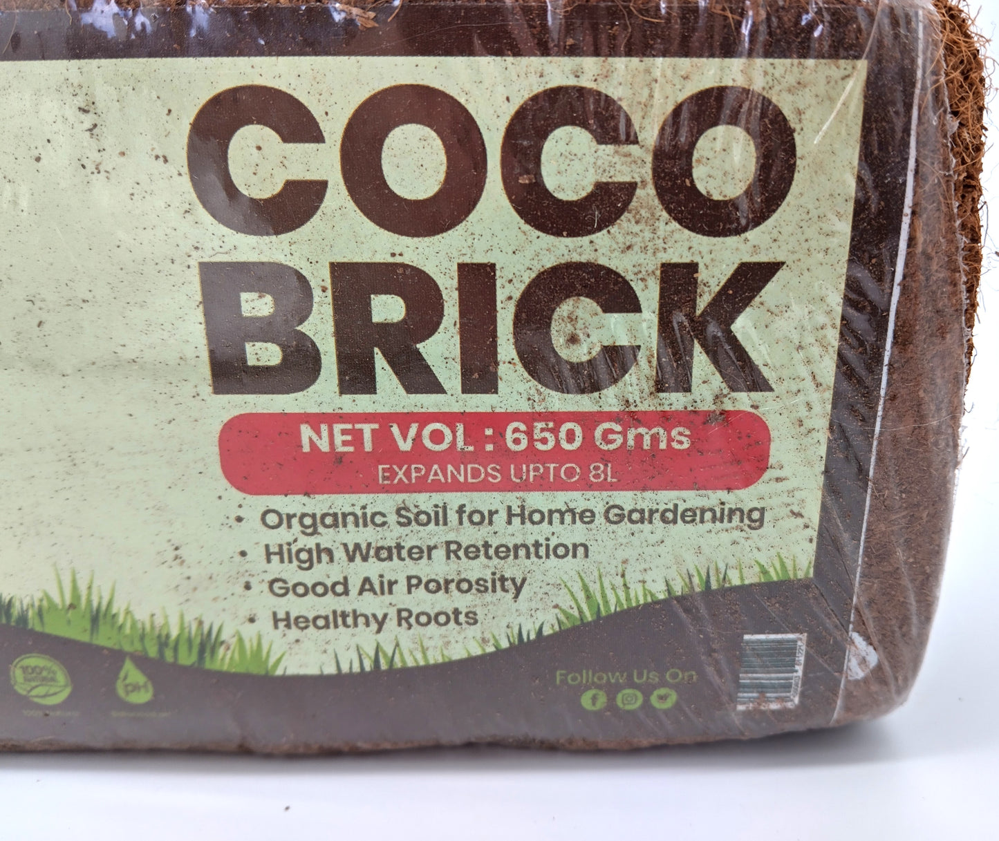 Natural Coco Brick. Improve your gardening results with the DIVCHI COCO BRICK.