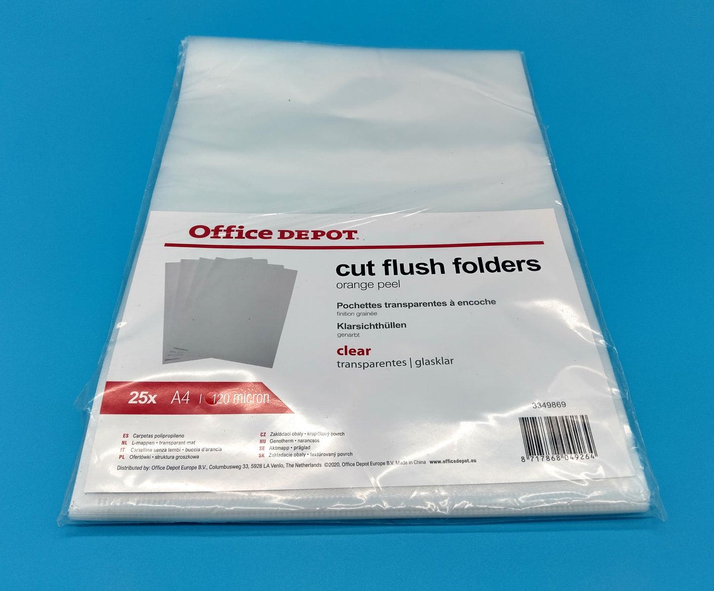 Cut Flush Folders A4 Clear. 25 Pack.  Streamline your document organization with our 25 Pack Plastic Wallets A4.