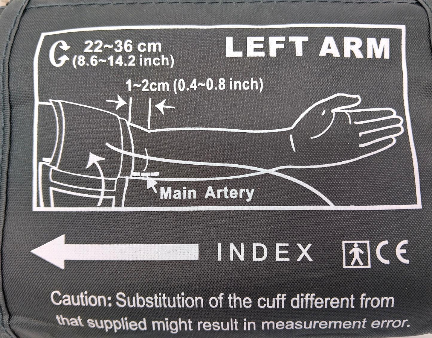 Blood Pressure Cuff. Maintain accurate and comfortable blood pressure monitoring with our Blood Pressure Monitor Cuff Replacement    22-36cm.