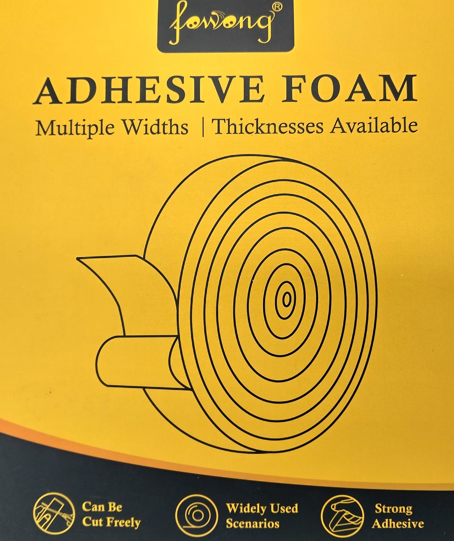 2 Rolls Adhesive Foam. Enhance your home’s energy efficiency and comfort with our 2 Rolls Foam Insulation Tape Self Adhesive.