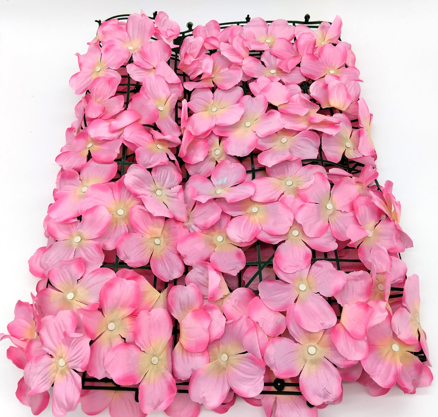 Pink Artificial Flower Fence. 50 x 100cm. Brighten up your space with our Pink Artificial Flower Fence.