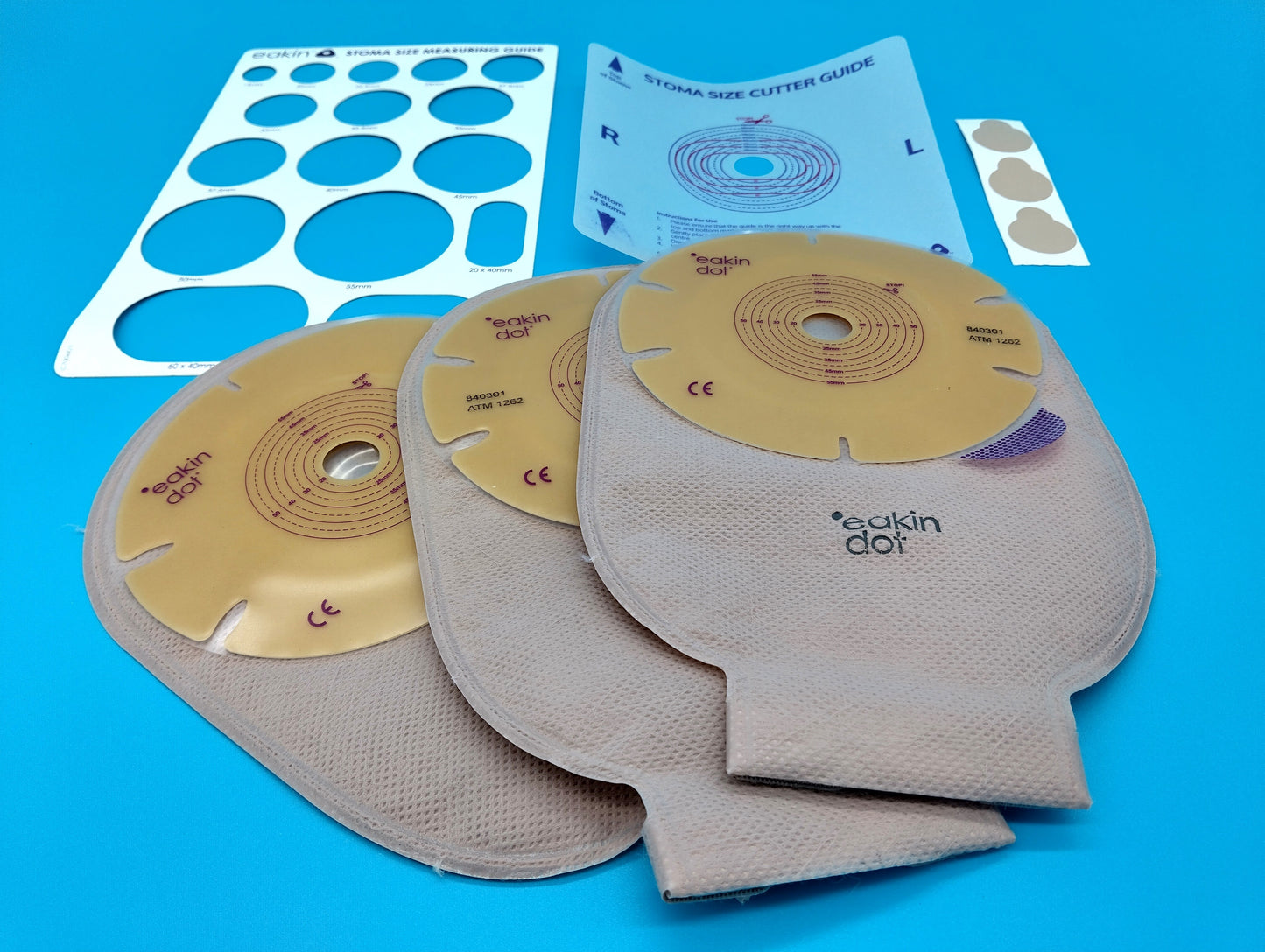 Drainable Ostomy Pouch Sample Pack. 3 Pcs. Don't wait, ensure your comfort and peace of mind with the Ostomy Pouch - Soft Convex.