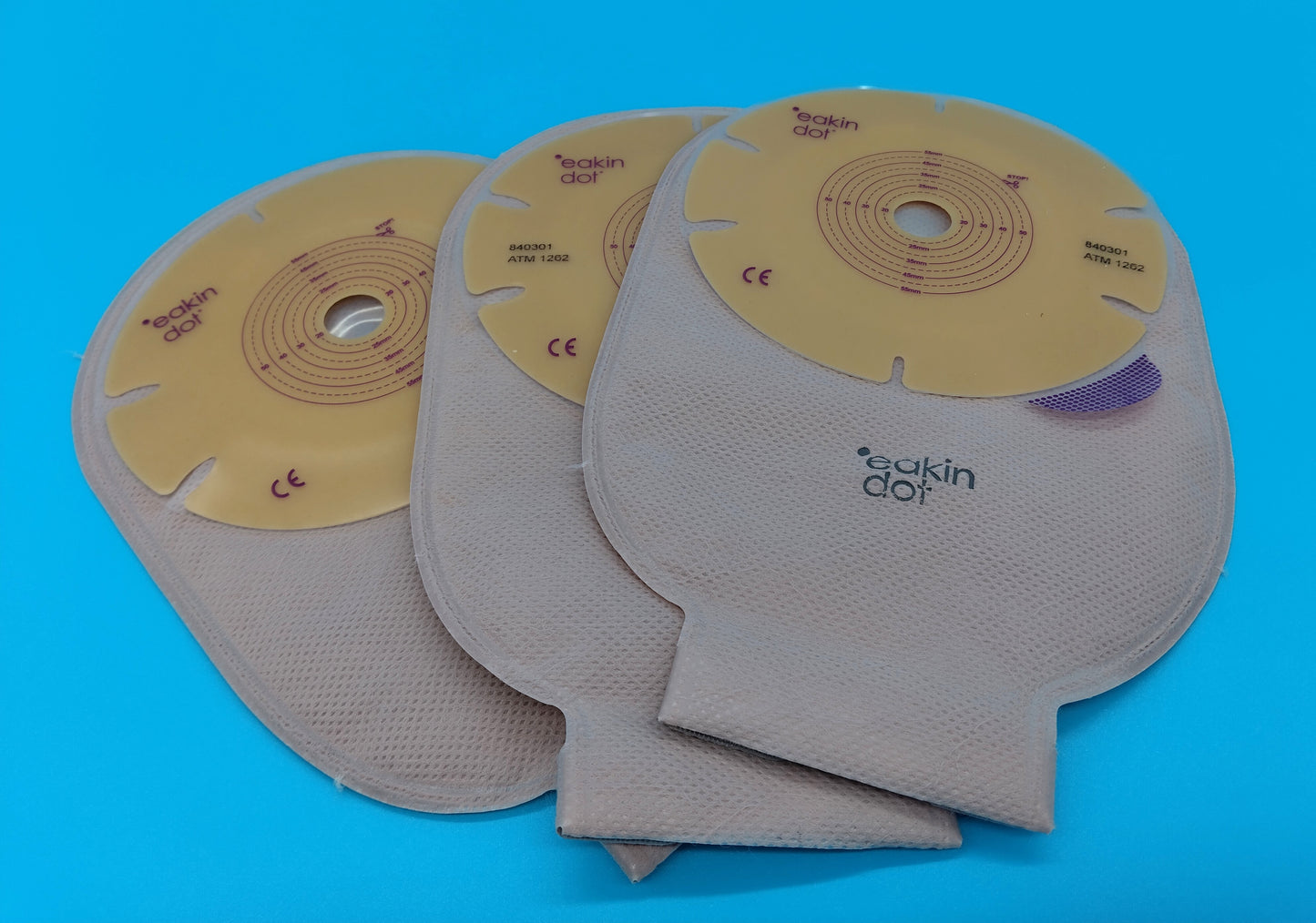 Drainable Ostomy Pouch Sample Pack. 3 Pcs. Don't wait, ensure your comfort and peace of mind with the Ostomy Pouch - Soft Convex.