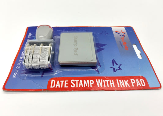 Date Stamp with Ink Pad.    Streamline your organization with the Date Stamp with Ink Pad.