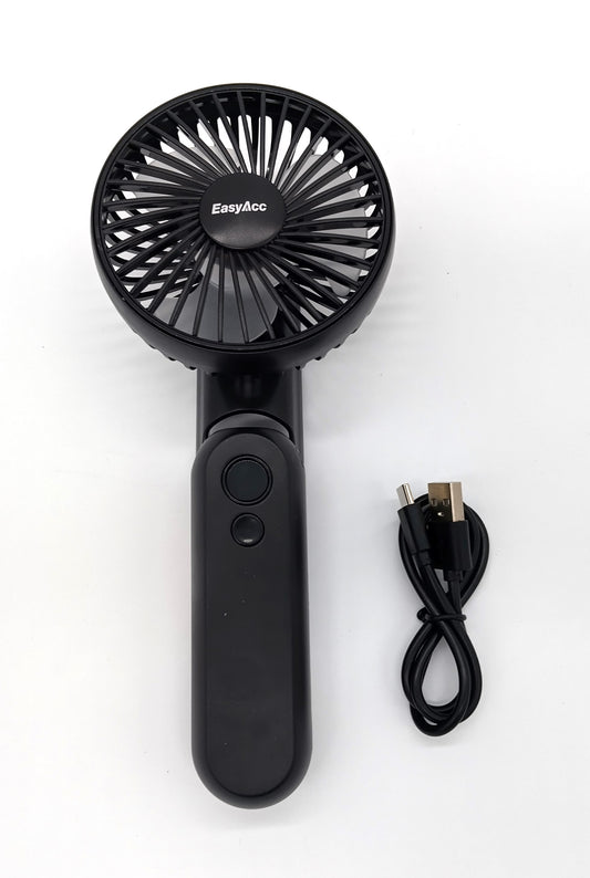 Handheld Fan. Stay cool and comfortable with the Portable Handheld Travel Fan.