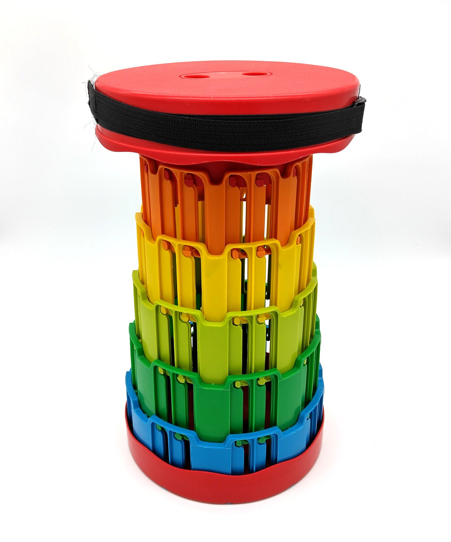 Portable Telescopic Stool - Multicolor, Adjustable Height (18.5 x 9.4 inches)