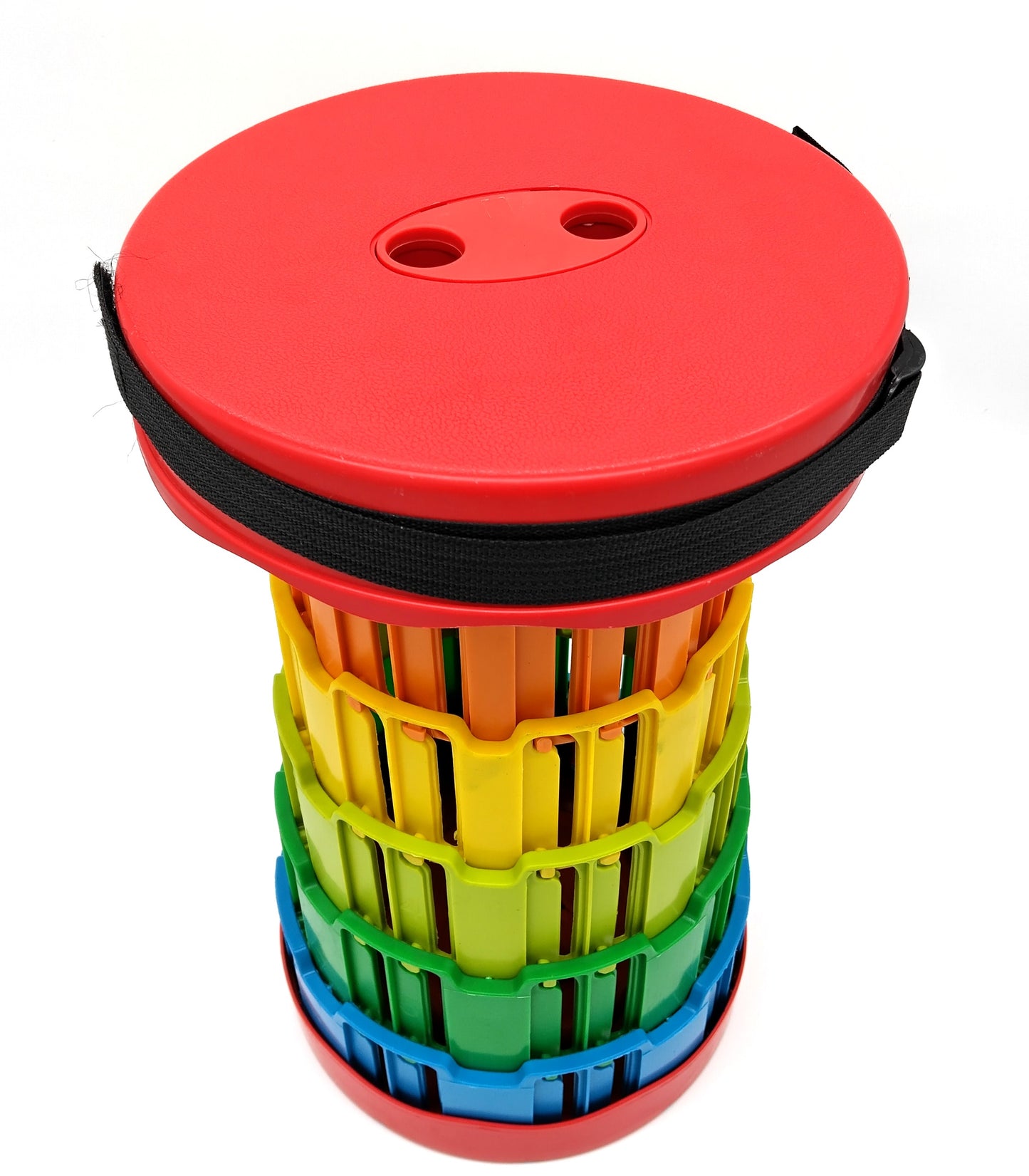 Portable Telescopic Stool - Multicolor, Adjustable Height (18.5 x 9.4 inches)