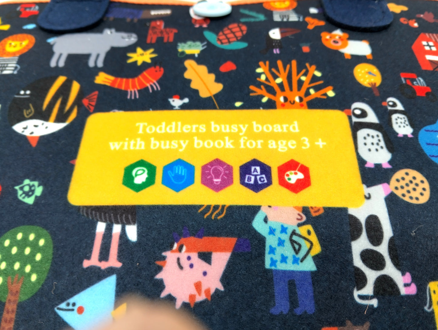 Todders Busy Board - Colorful Educational Toy for Children Ages 3+