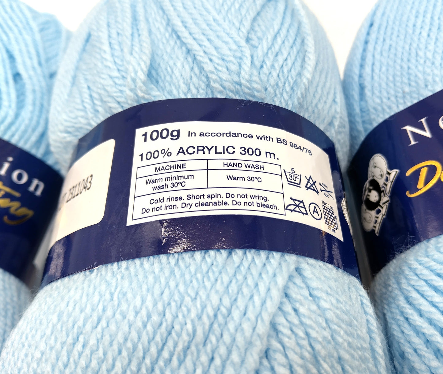 Pack of 10 Knitting Yarn. Brighten up your crafting projects with the Pack of 10 Knitting Yarn in yellow and blue.