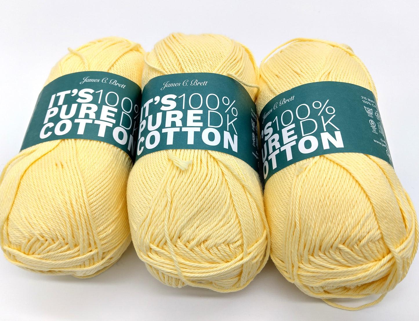 100% Pure DK Cotton 12 Balls for Knitting Yarn. Elevate your knitting projects with the natural beauty and quality of our 100% Pure DK Cotton Yarn.