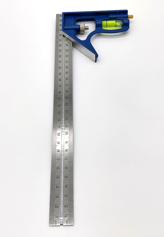 WOODWORKING TOOL Drawing Adjustable Combination Square Set Right Angle Ruler.