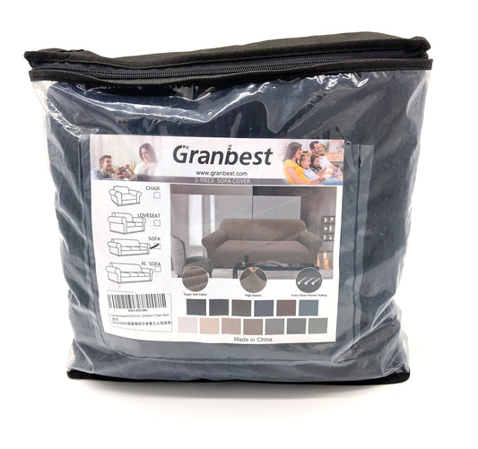 Granbest 3 Seater Super Soft Sofa Cover. Give your sofa the protection it deserves with the Granbest 3-Seater Super Soft Sofa Cover.