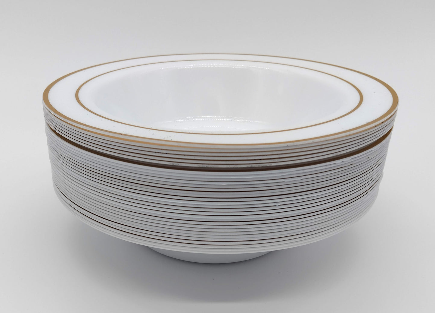 MATANA. 30 Border Plastic Bowls. 360ml. Upgrade your dining setup with MATANA 30 Border Plastic Bowls today!