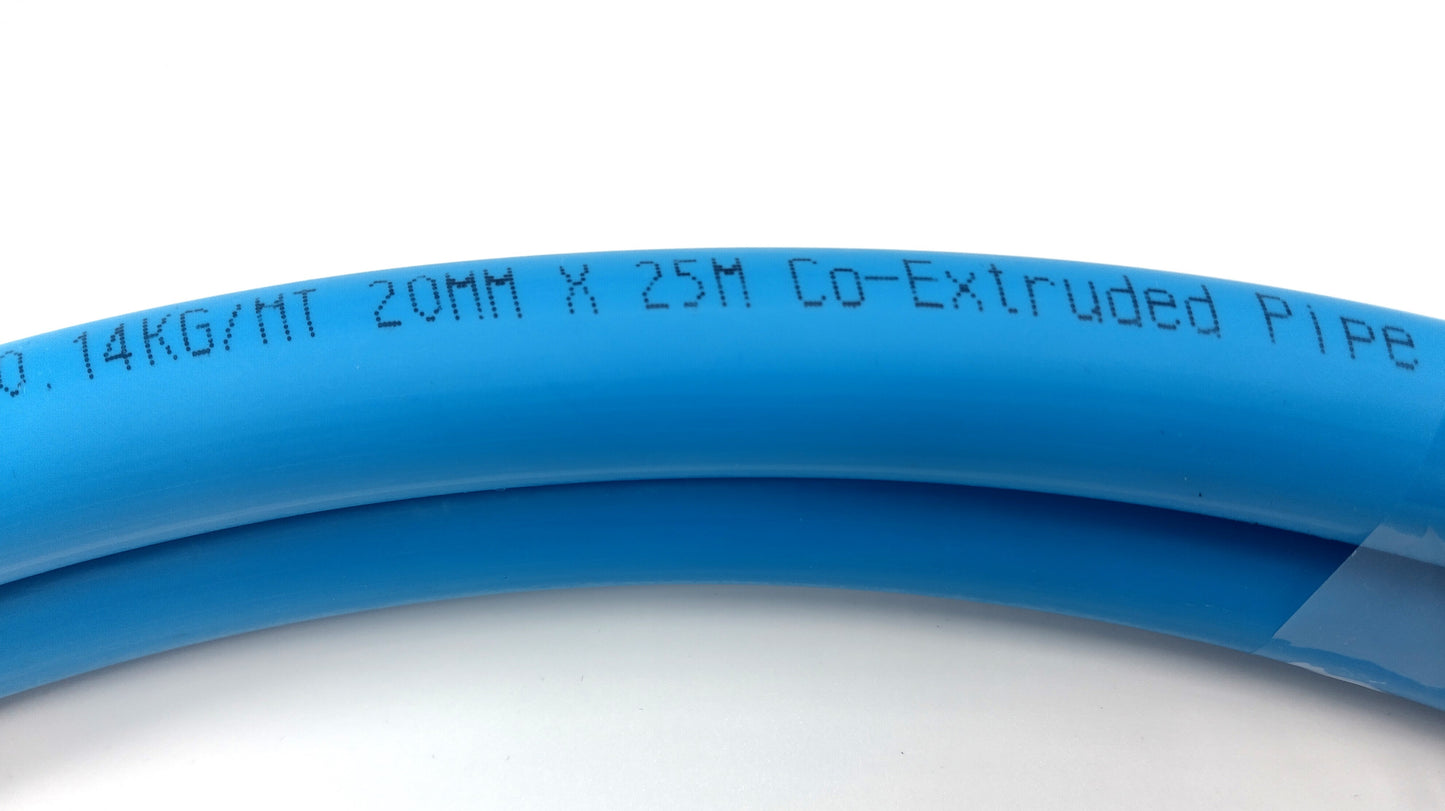 Plastic Cold Water Mains Pipe . 20mm x 3m. Upgrade your plumbing system today!