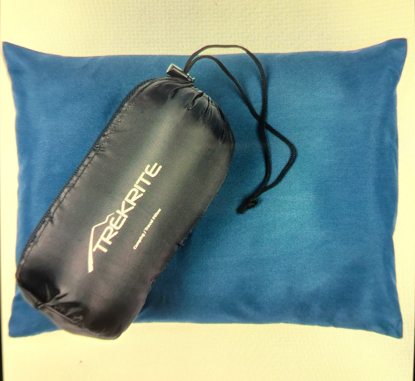 TREKRITE Small Travel Pillow. 38x28x8cm. Travel in comfort!