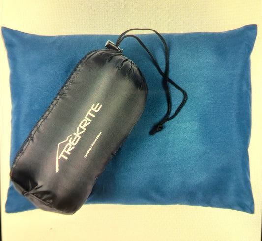 TREKRITE Small Travel Pillow. 38x28x8cm. Travel in comfort!