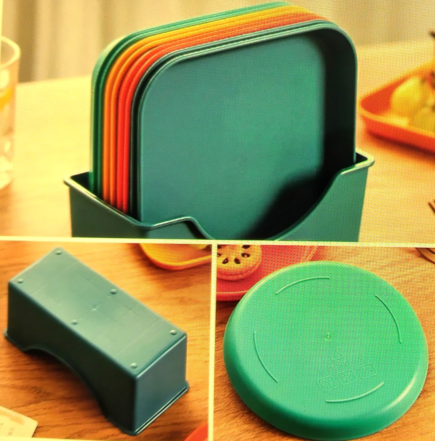 8 Pcs Small Dessert , Salad Plate with Storage Rack. Make every meal special!