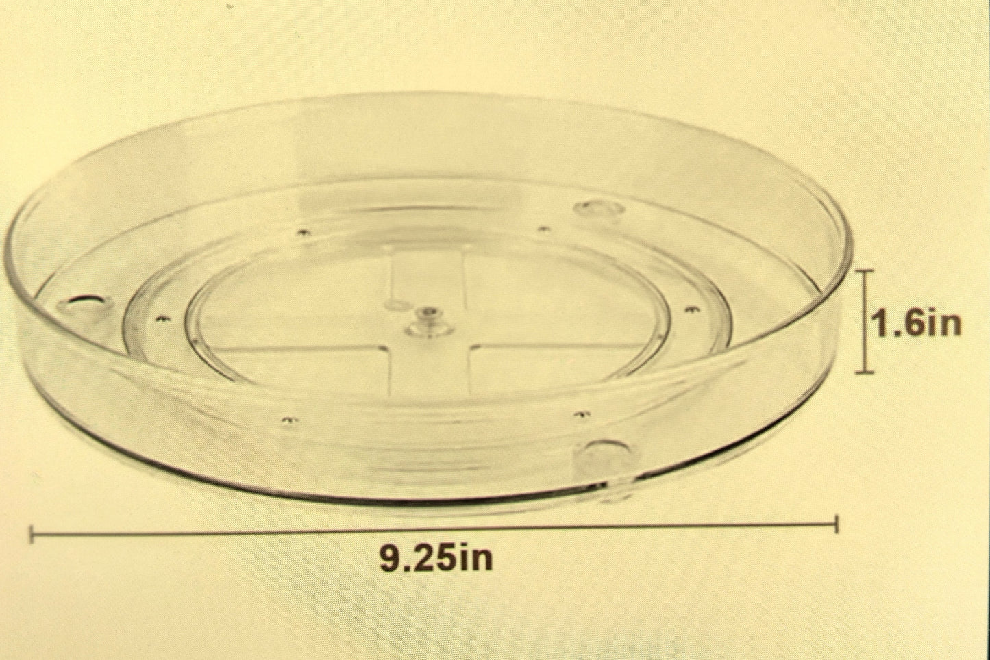 Turntable Rack 1 Tier. Streamline your space with the practical and stylish Turntable Rack.