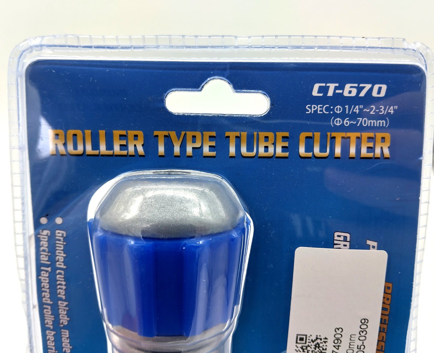 Roller Type Tube Cutter. CT-670. 6-70mm. Upgrade your toolkit with the CT-670 Roller Type Tube Cutter for effortless and precise cuts.