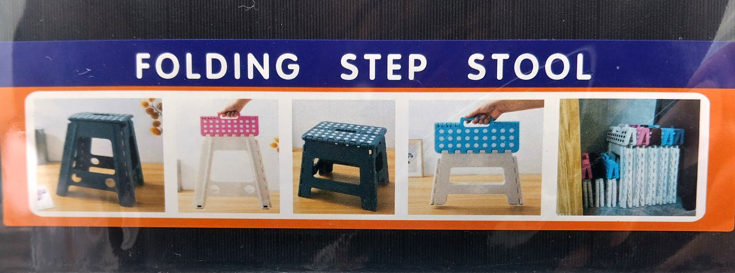 Folding Step Stool. 40cm. Large size Heavy Duty up to 150kg. Reach new heights with confidence!