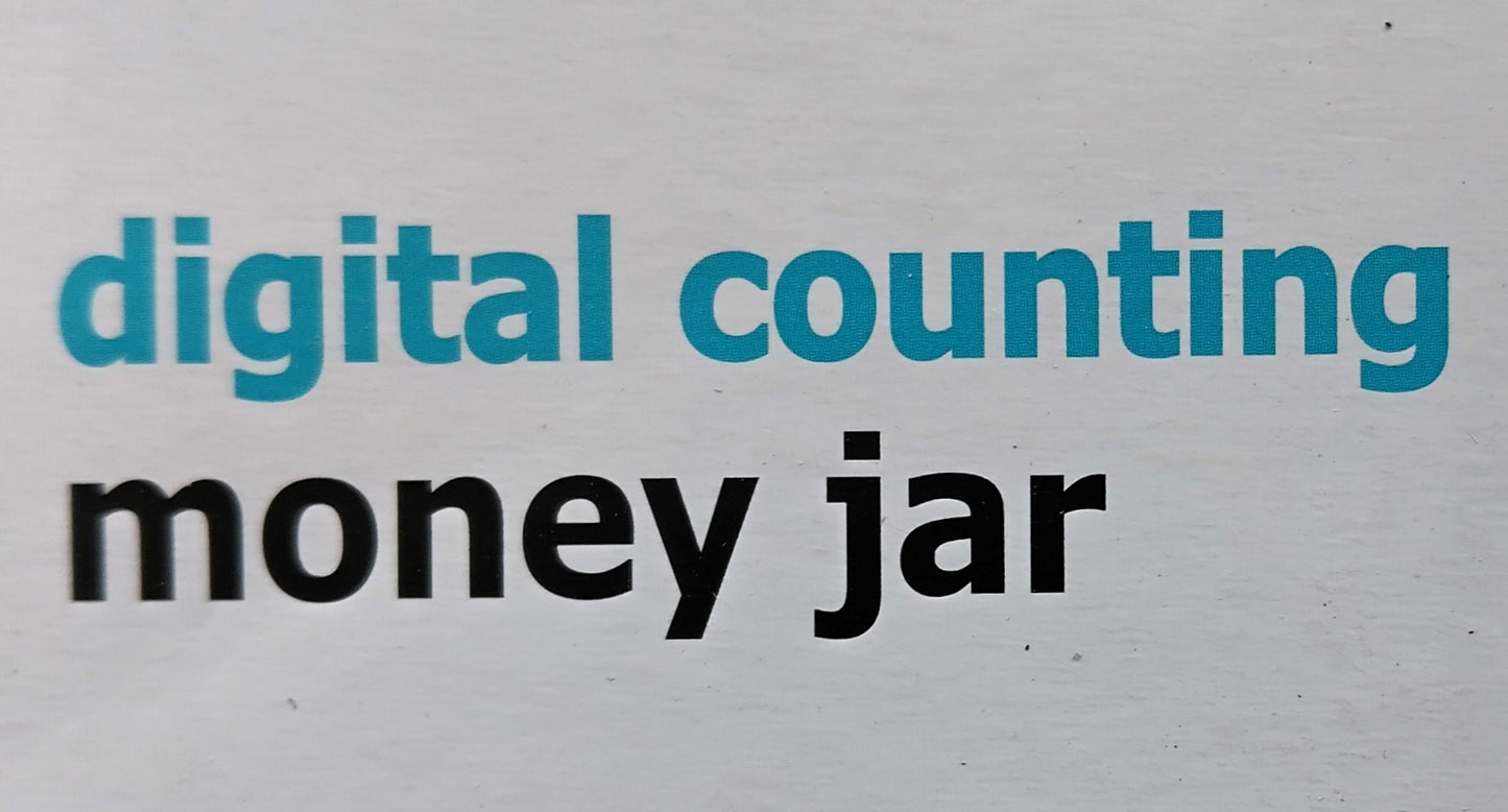 Digital Counting Money Jar. Order Yours Today and Watch Your Savings Grow!