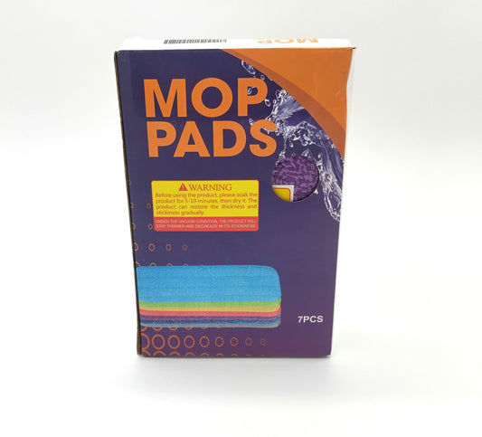 Mop Pads 7 pcs. Microfiber Wet Mops. Order Now and Experience Effortless Cleaning!