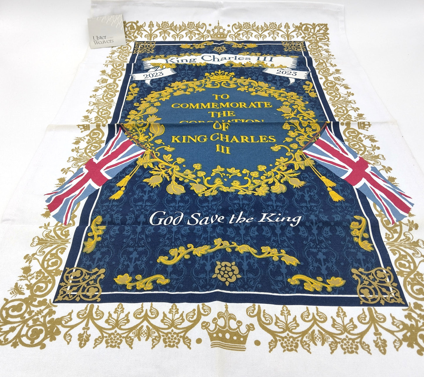 Cotton Tea Towel. Celebrate with style and keep a piece of history in your kitchen!