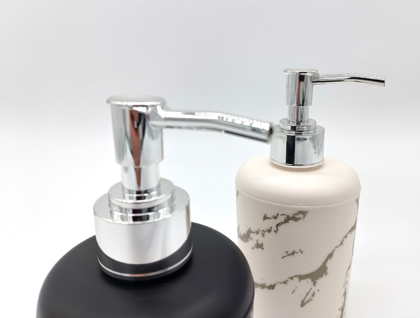 Bathroom Soap Dispenser.Set 2 pcs. Plastic. Upgrade your bathroom with elegance and functionality today!