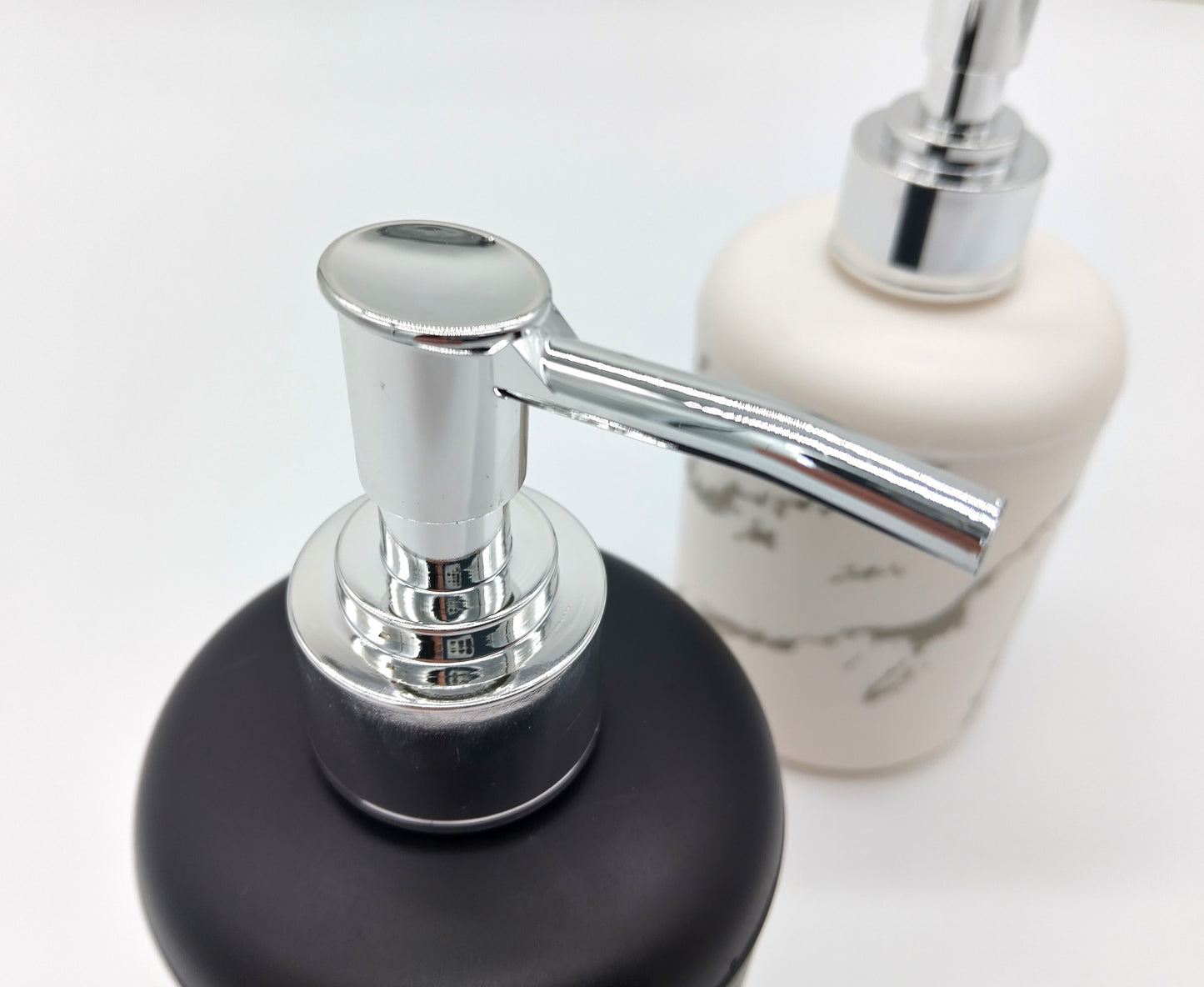 Bathroom Soap Dispenser.Set 2 pcs. Plastic. Upgrade your bathroom with elegance and functionality today!