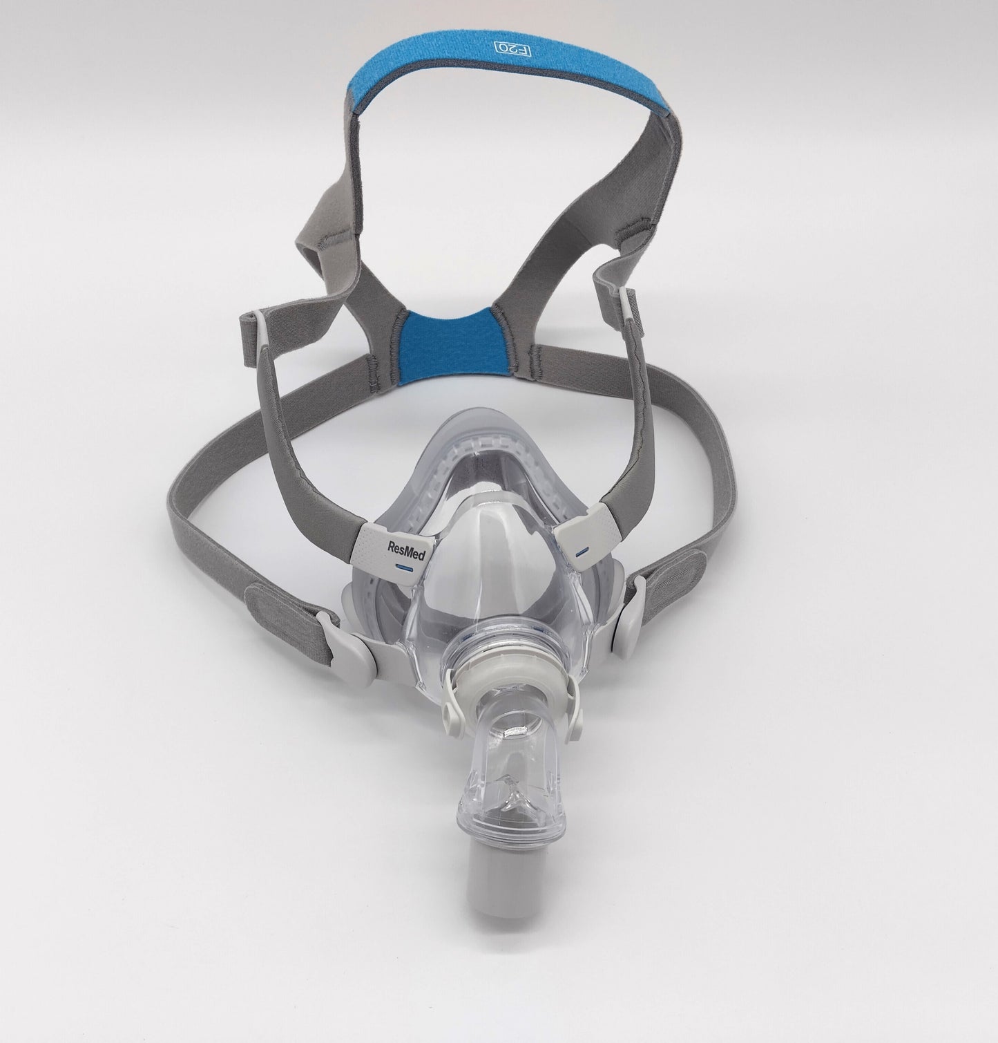 ResMed AirFit F20 Full Face Mask. Size S. Elevate your CPAP therapy with a mask designed for comfort and effectiveness today!