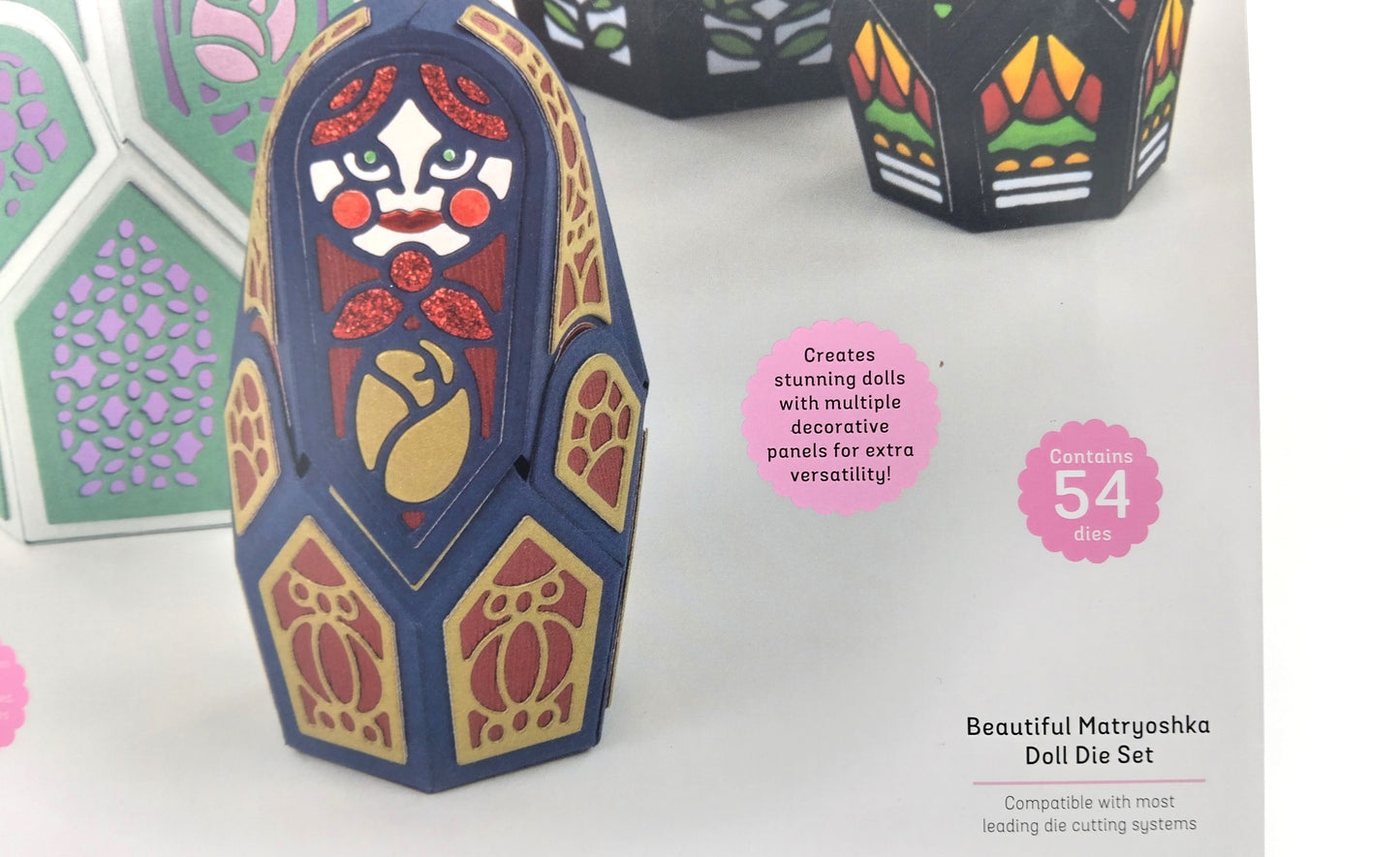 VERSO Matryoshka Doll Die Set Gift Box. Make your gifts stand out with the timeless beauty of Matryoshka Doll gift boxes today!