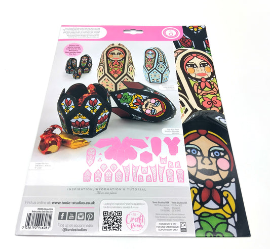 VERSO Babushka Doll Die Set Gift Box. Transform your gift-giving with this beautiful Babushka Doll die set today!