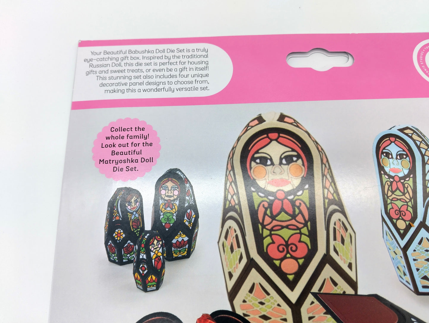 VERSO Babushka Doll Die Set Gift Box. Transform your gift-giving with this beautiful Babushka Doll die set today!