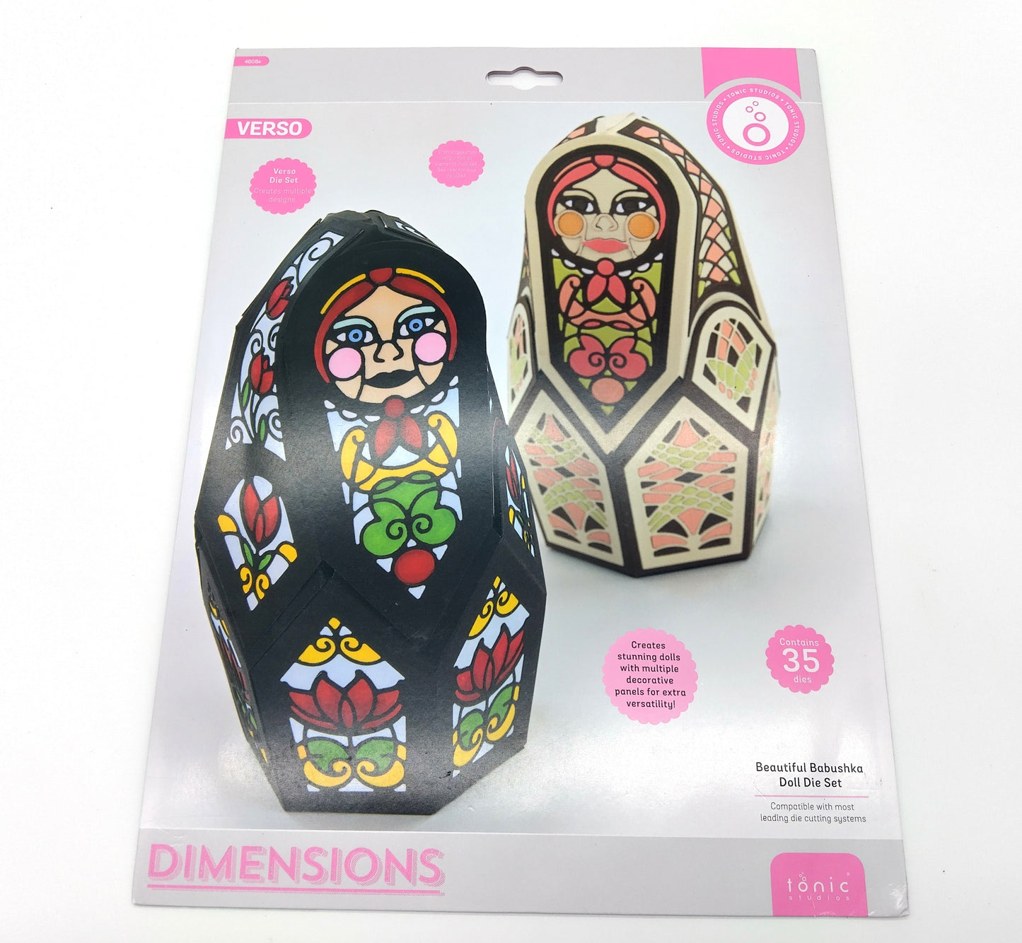 VERSO Babushka Doll Die Set Gift Box. Transform your gift-giving with this beautiful Babushka Doll die set today!