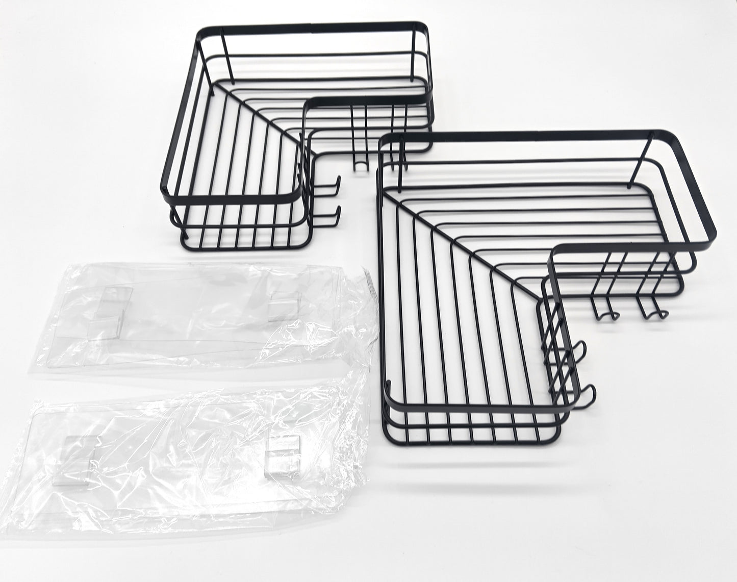 Shower Caddy Corner Shelf. Pack of 2. Make your shower space more organized and elegant with these practical and stylish corner shelves!