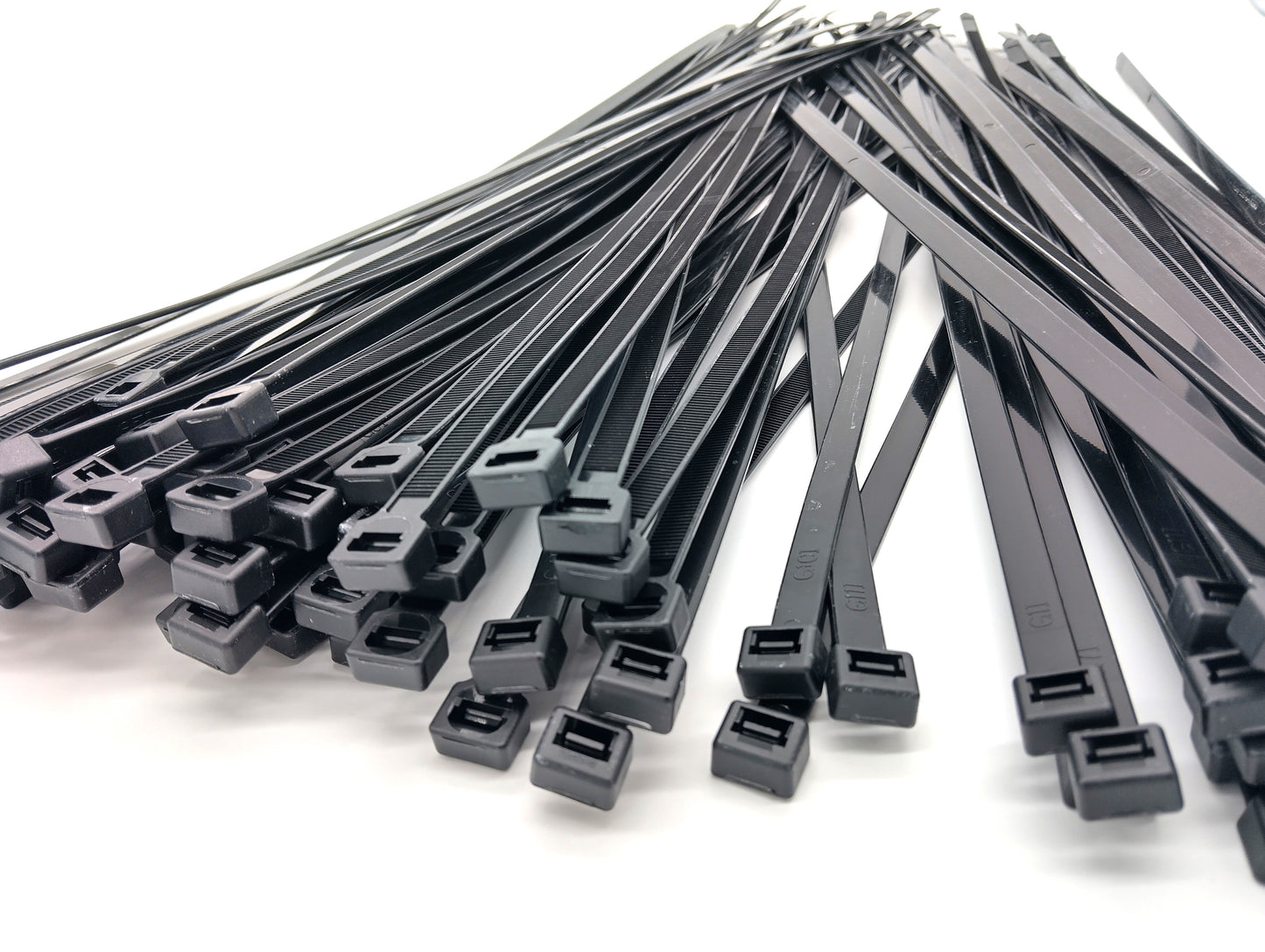 100 pcs. Black Cable Ties 530 x 9mm. Order now for secure and dependable performance.