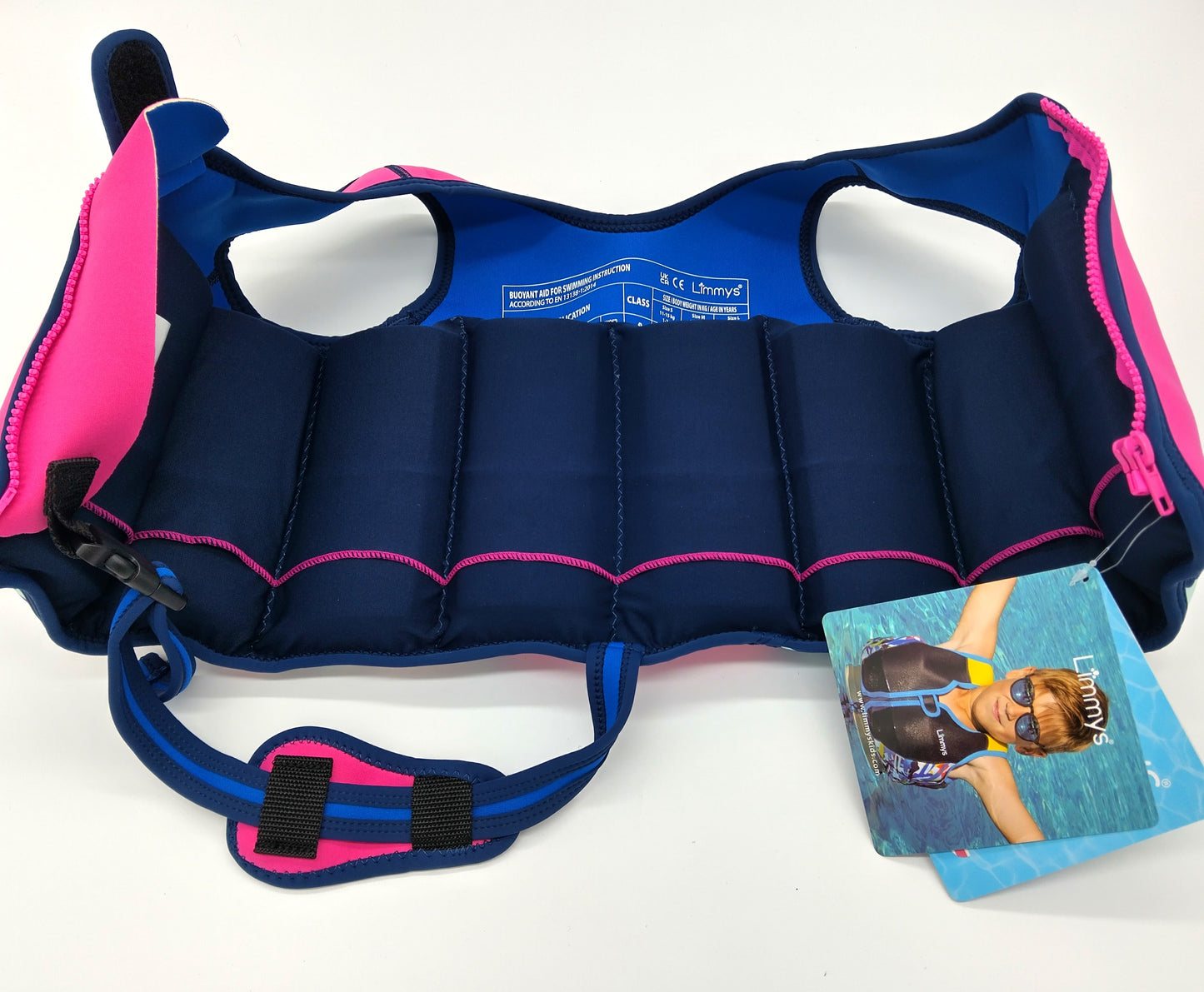 LIMMYS Kids Swim Vest Medium. Give your child the gift of confidence in the water with the LIMMYS Kids Swim Vest.