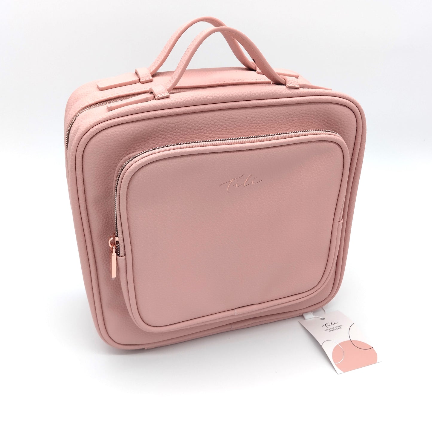 TILI Fold Out Travel Vanity Bag. The TILI Fold Out Travel Vanity Bag has got you covered with its smart design and spacious compartments.