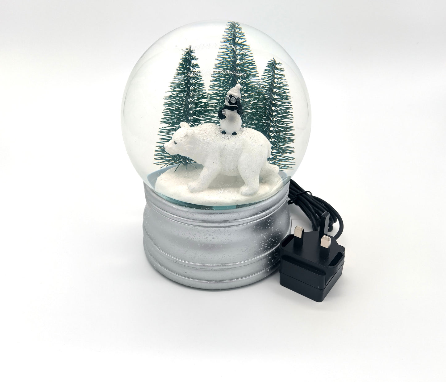 Snow Globe Christmas Music Box. Polar Bear. Large. Order now and make this holiday season extra special!