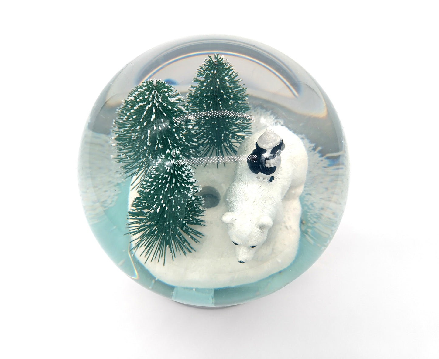 Snow Globe Christmas Music Box. Polar Bear. Large. Order now and make this holiday season extra special!